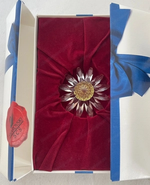 original alte Swarovski Blume Margeriten Durchmesser 5 cm Bild 5