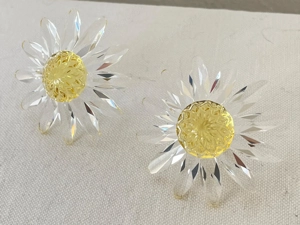original alte Swarovski Blume Margeriten Durchmesser 5 cm Bild 8