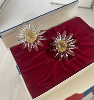 original alte Swarovski Blume Margeriten Durchmesser 5 cm Bild 4