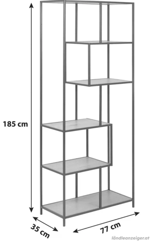 Regal Industrial Eichenfarbe Bild 4