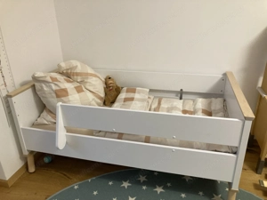 Kinderbett (Umbauset Gitterbett) und Kommode von Paidi  Bild 3