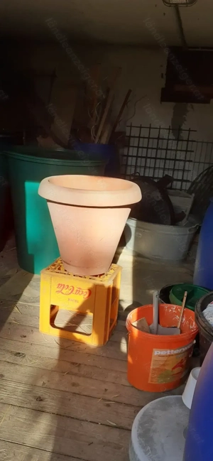 Ton Topf -konisch (groß)