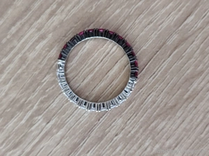 Damenring Edelstahl mit Zirkonia, 18mm