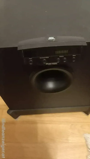 JBL Soundbox mit Basswürfel und 2 Boxen und langes Kabel für boxer  Bild 3