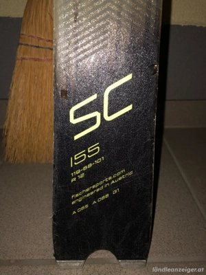 Ski Fischer Slalom 155cm mit Bindung Bild 3