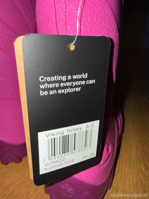 neuwertige Viking Kinder Winterstiefel   Bild 2