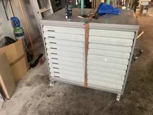 Werkzeugwagen, Planschrank, kein Lista