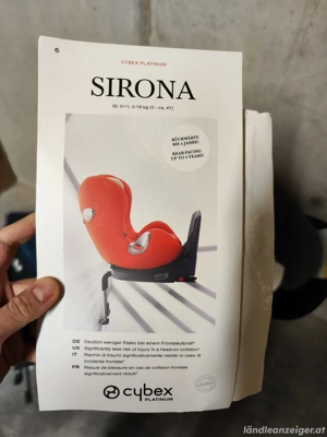 Cybex Sirona Kindersitz mit zwei Bezügen und Sommerüberzug  Bild 3