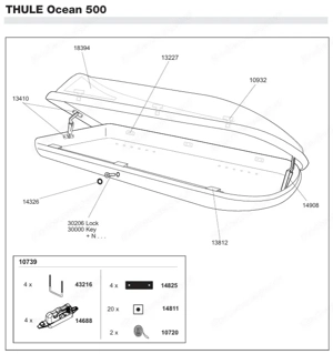 Dachbox THULE Ocean 500 Bild 8