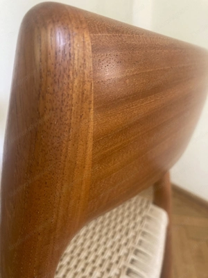 Esszimmerstühle aus Teak von Niels Möller, Modell 77 Bild 7