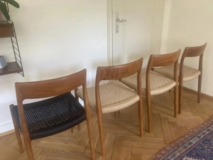 Esszimmerstühle aus Teak von Niels Möller, Modell 77 Bild 3