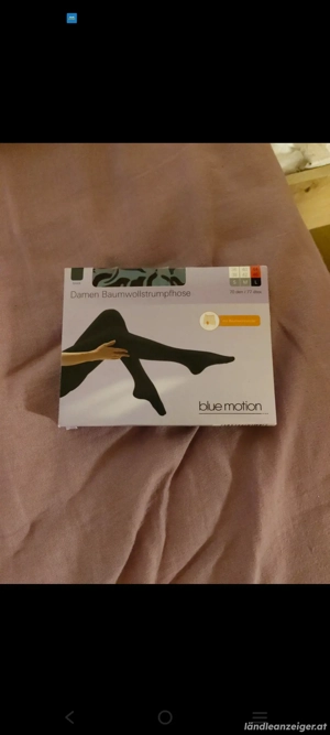 schwarze Baumwollstrumpfhose 44 46