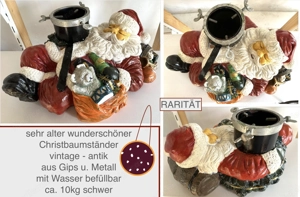 Weihnachten Baum Dorf Christbaumständer Bild 7