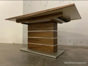 Niehoff Säulentisch Wildnussbaum 160 (205) cm UVP 1098 -2780 Bild 2 Niehoff Säulentisch Wildnussbaum 160 (205) cm UVP 1098 -2780 Bild 2