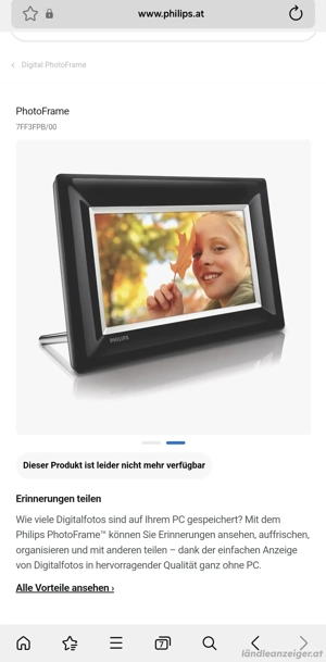 Philips Digitaler Bilderrahmen  Bild 2
