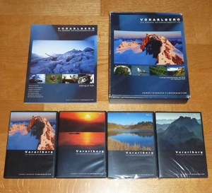 VORARLBERG Die grosse Naturdokumentation (Hanno Thurnher) 4-DVD-Box komplett