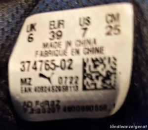 Puma Turnschuhe Gr 39 Bild 3