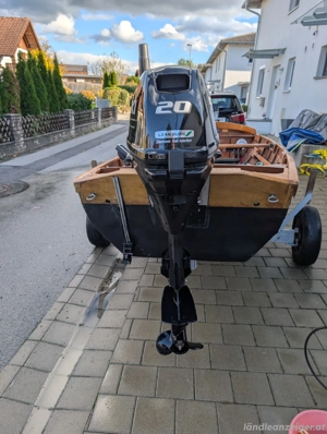 Gondel, Fischerboot, Boot, Bodenseezulassung, 20PS Bild 3