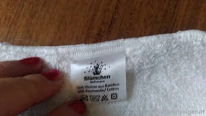 Blümchen Frottee Nachteinlagen Bambus Baumwolle (5 Stk.) Bild 2