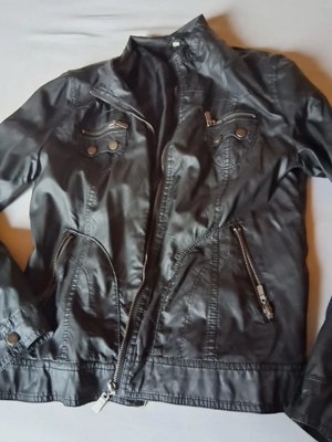 Leichte Damenlederjacke Imitat Gr.38 40