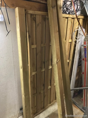 Sichtschutz Holz 180x180cm Bild 4