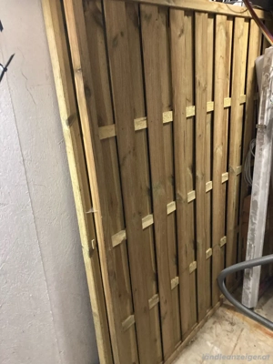 Sichtschutz Holz 180x180cm Bild 5