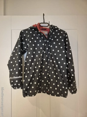 gefütterte Matschjacke Regenjacke Gr. 140