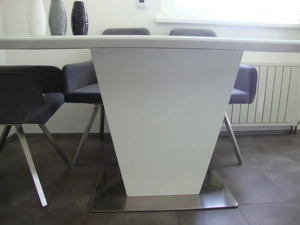 Küchentisch mit Glasplatte Bild 3