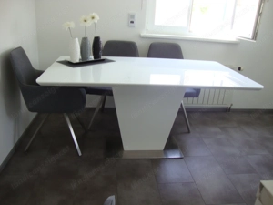 Küchentisch mit Glasplatte Bild 2