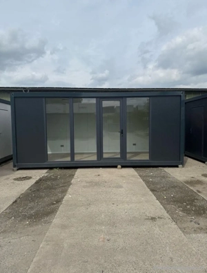 Container, Bürocontainer: Villex Standard Glas Cube Nero 2.0