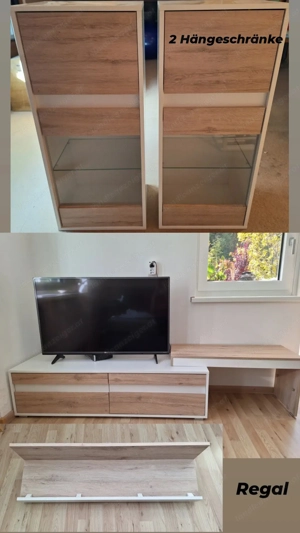 Wohnwand 4 teilig wie neu