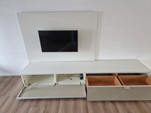 Sideboard-Kombi weiß sandfarben