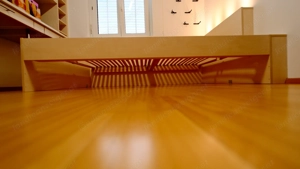 Bett vom Schreiner 200x120cm mit LED Beleuchtung Bild 2