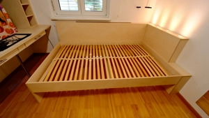 Bett vom Schreiner 200x120cm mit LED Beleuchtung Bild 3