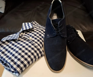 Lederhalbschuhe Herren