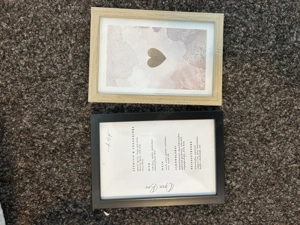 Hochzeits Deko (Vasen, Bilderrahmen, Geschenkbox) Bild 3