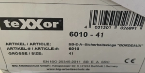 Arbeitsschuhe Texxor, mit Stahlkappe, weiß Gr. 41, Sicherheitsclogs, Bild 2