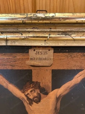 Heiligenbild Jesus am Kreuz Bild 2