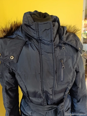 Daunenjacke Damen dunkelblau Gr. 36 S Bild 3