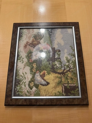 4 alte Bilderrahmen aus Holz Bild 5