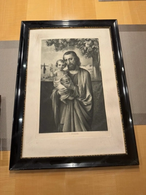 4 alte Bilderrahmen aus Holz Bild 3