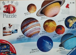 3d-Puzzle Planeten von Ravensburger günstig  Bild 2