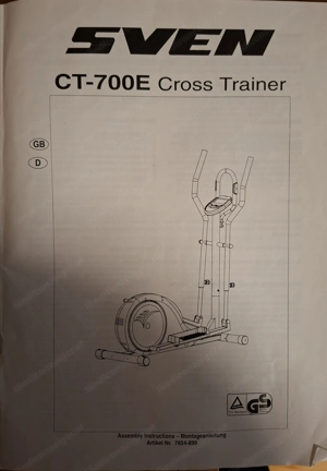 Crosstrainer "Sven CT 700E" Fitness Training Bild 2