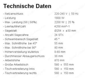 Tischsäge tischkreissäge einhell Bild 3
