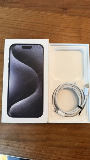 iPhone 15 Pro 256 GB inkl. Kabel und Verpackung und Zubehör Bild 8