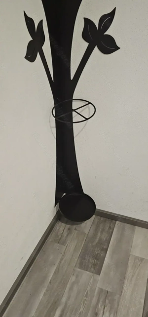 Sehr schöne Wandgarderobe in Schwarz aus Metall   wie neu! Bild 3