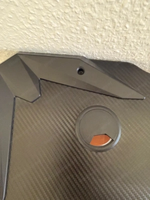 Gaming-Schreibtisch 110x60x75 cm mit Kopfhörer- & Getränkehalter Bild 3