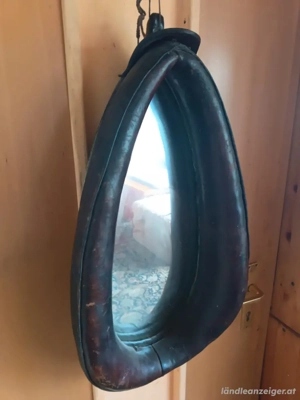 Kummet mit Spiegel Leder Bild 2