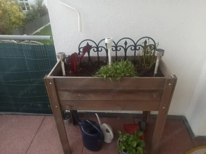 4 Holzhochbeete für Balkon oder Terrasse