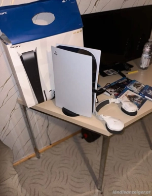 PlayStation 5 Disc +Headset+2controllers+16Spielen Bild 3